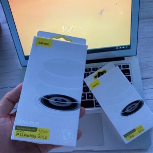 Baseus Pack of 2 pcs Camera Lens Tempered Glass Protector for 12 Series